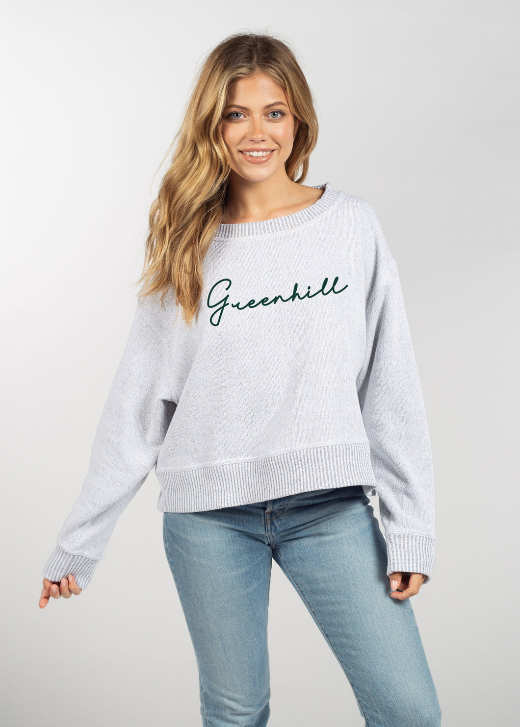 Greenhill Chicka-D Womens Script Cropped Pullover