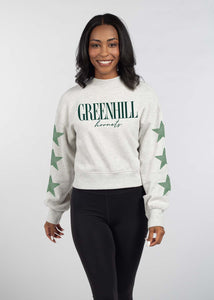 Greenhill Rhinestone Hailey Cropped Crew