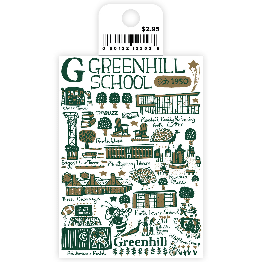 Greenhill Julia Gash Sticker