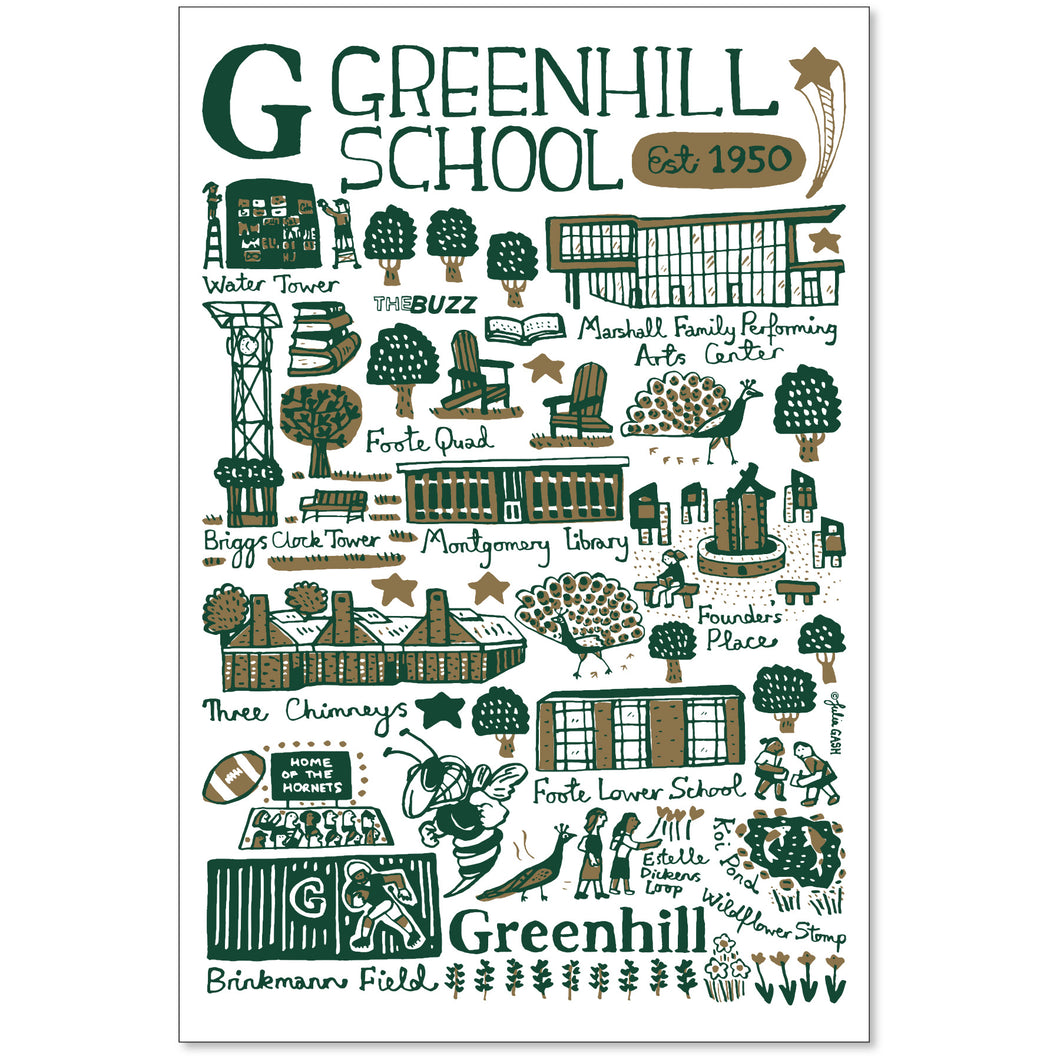 Greenhill Julia Gash Wood Magnet