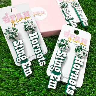 Greenhill Game Day Beaded Dangling Earring