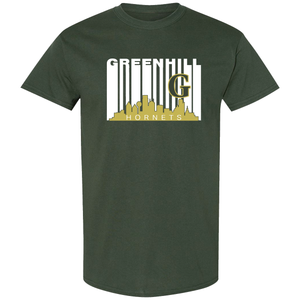 Greenhill Mens Skyline Color Bleed SS Tee