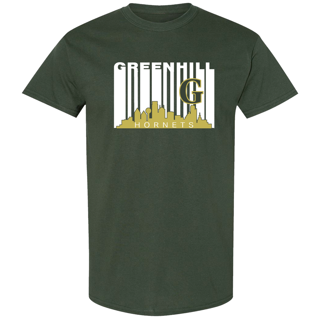 Greenhill Mens Skyline Color Bleed SS Tee