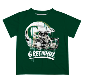 Greenhill Youth  Drip Football SS Tee