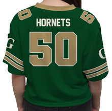 Load image into Gallery viewer, Greenhill Girls Cropped Football Jersey
