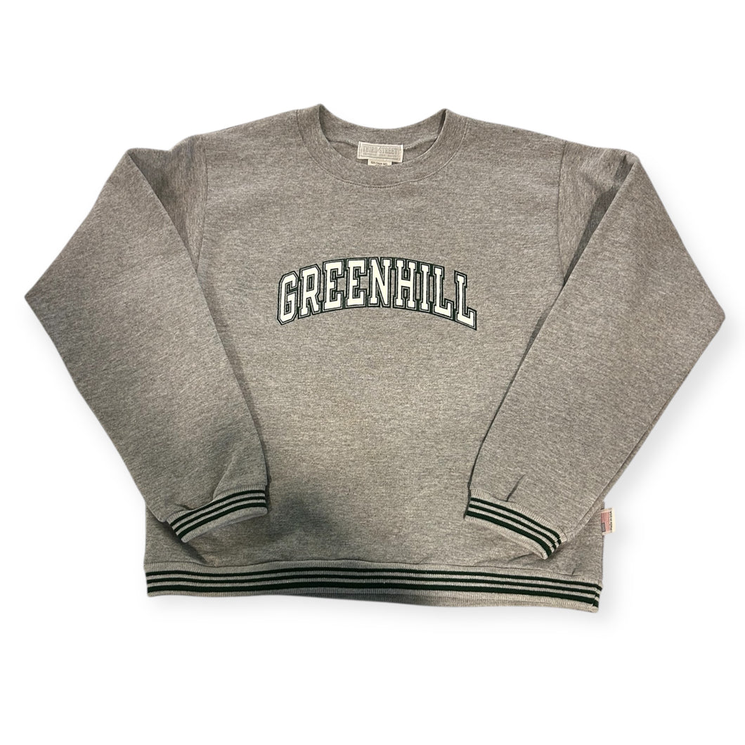 Greenhill Youth Fleece Crew with Athletic Rib