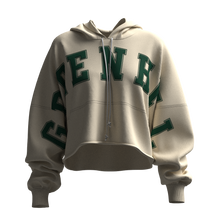 Load image into Gallery viewer, Greenhill Spirit Jersey Cropped Hoodie
