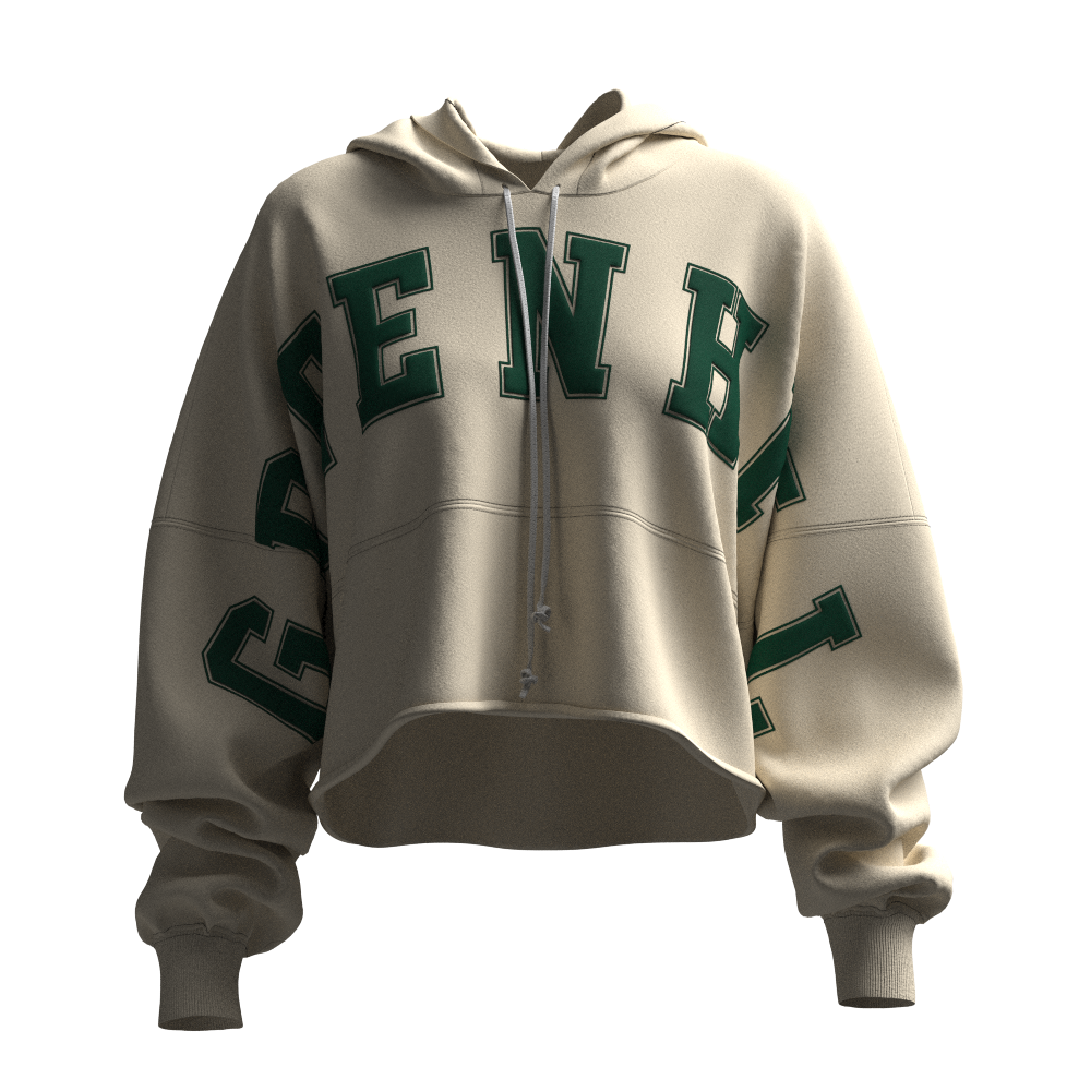 Greenhill Spirit Jersey Cropped Hoodie