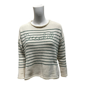 Greenhill Striped Roll Neck Sweater