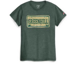 Greenhill Womens License Plate  Intramural SS Tee