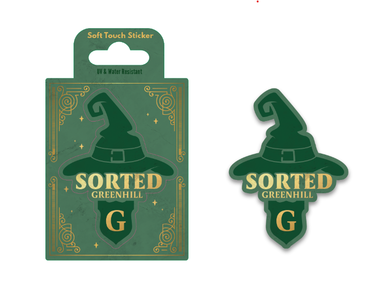 Greenhill Sorting Hat Sticker