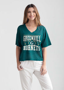 Greenhill Chicka-D Womens QB Cropped Jersey