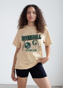Greenhill Chicka-D Footbal Boxy Tee