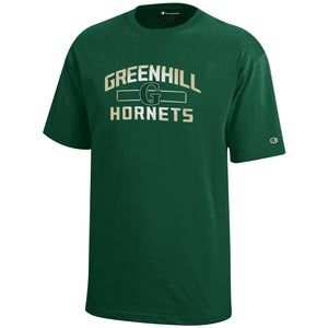 Greenhill Champion Youth Highlight Wordmark SS Tee