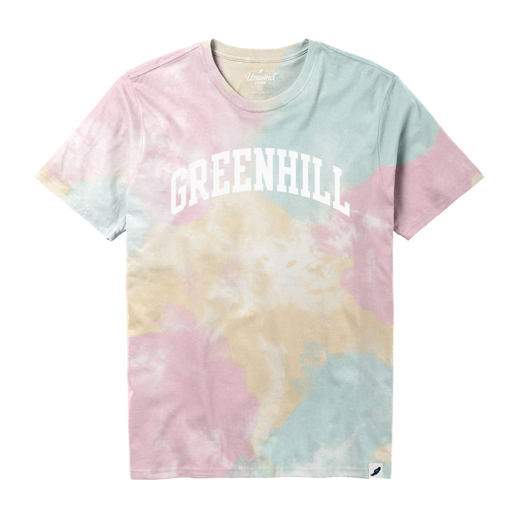 Greenhill League Tie Dye Rainbow Tee