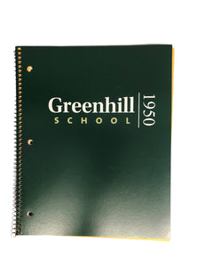 Greenhill 1 Subject Notebook