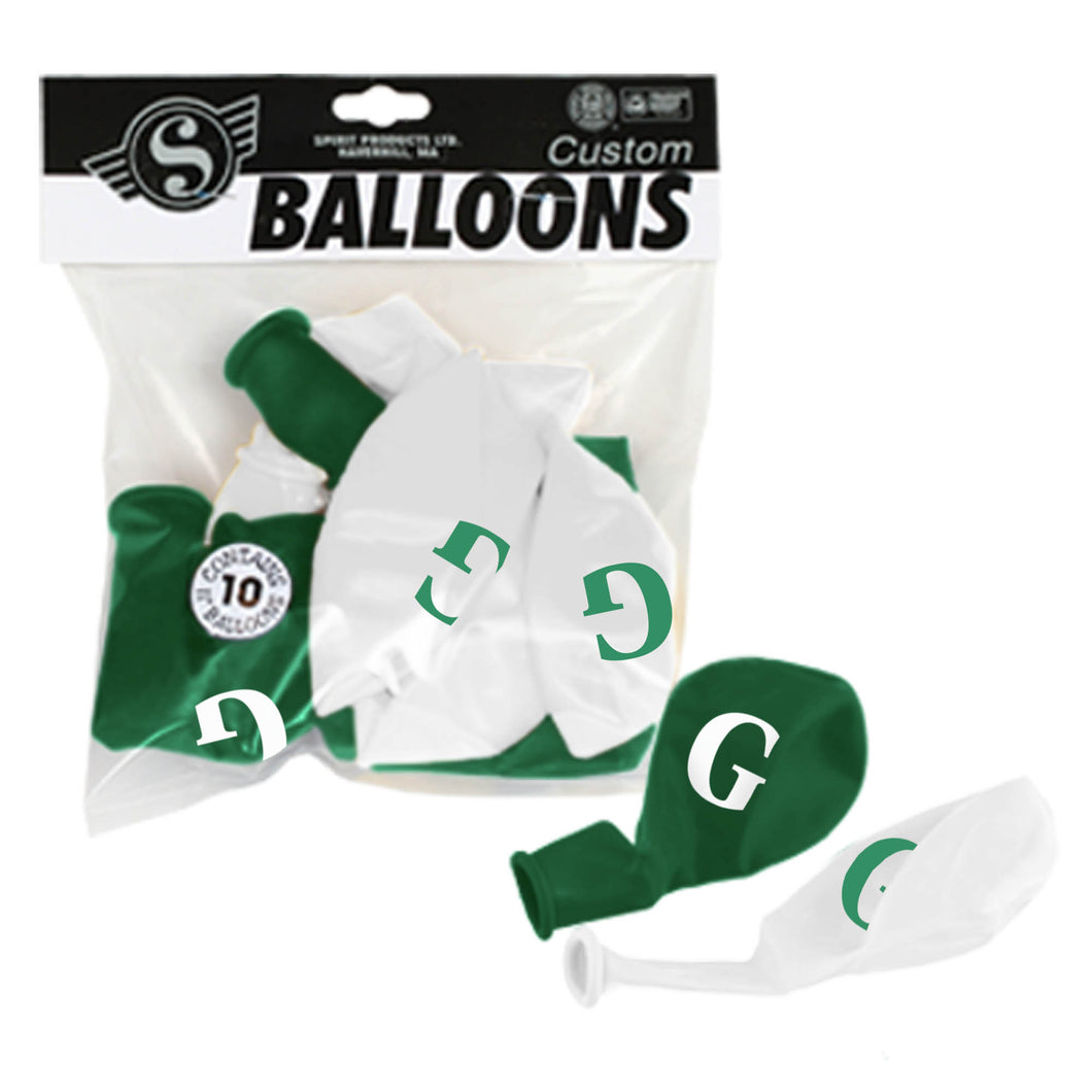 Greenhill Logo Balloons 11
