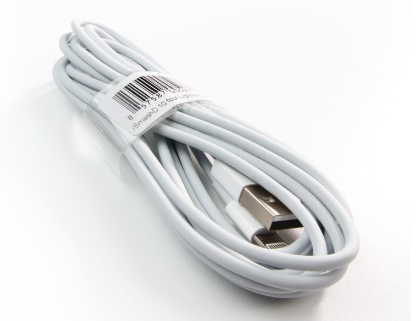 SD Lightning Cable 10' White