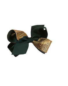 Glitter/Grosgrain Medium Bow