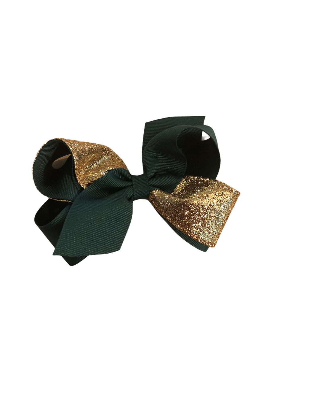 Glitter/Grosgrain Medium Bow