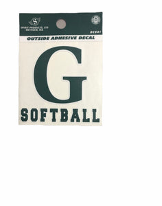 Greenhill Softball Decal