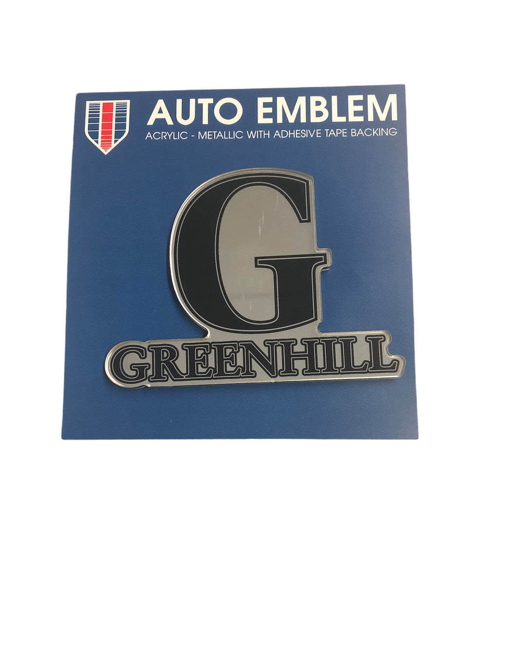 Greenhill Mirrored Car Emblem