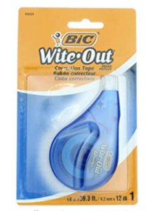 Bic Corporation Wite-Out Correction Tape