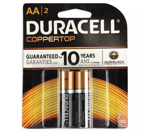 Duracell AA Batteries 2-PK