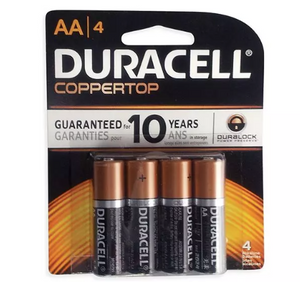Duracell AA Batteries 4-PK