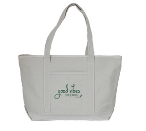 Greenhill Good Vibes Canvas Tote