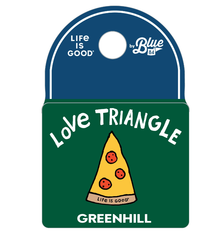 Life is Good Pizza Sticker