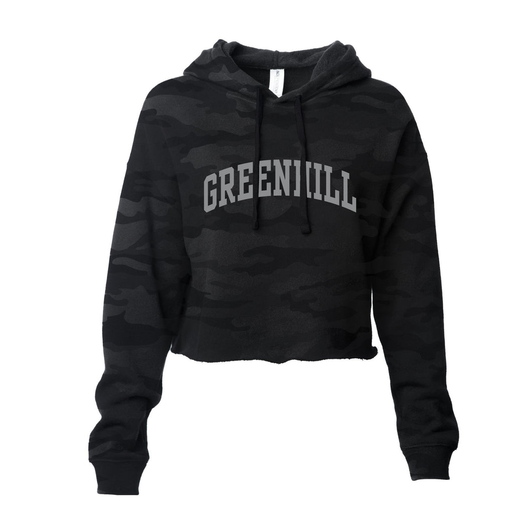 Greenhill Ouray Womens Camo Cropped Hoodie